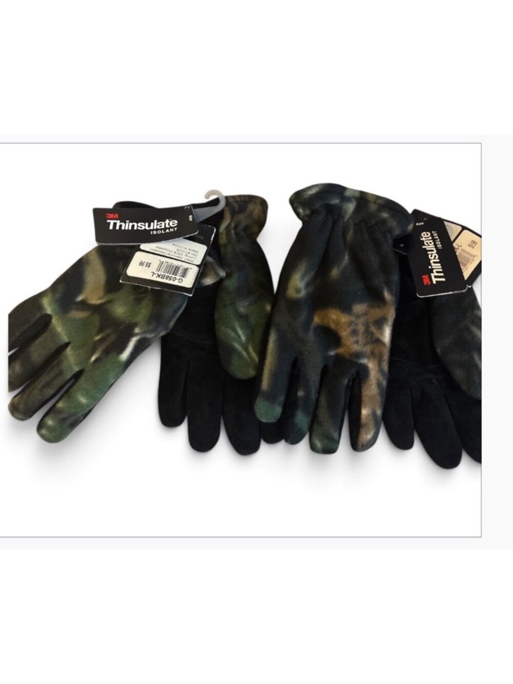 3M Thinsulate Isolant 2 Pair NWT Genuine Deerskin Winter Gloves Size Large